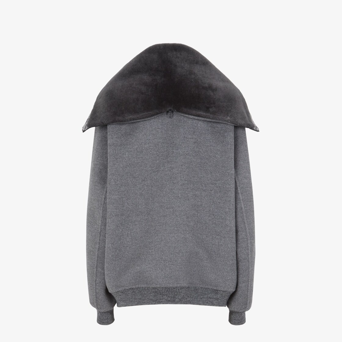 Gray wool jacket - 2