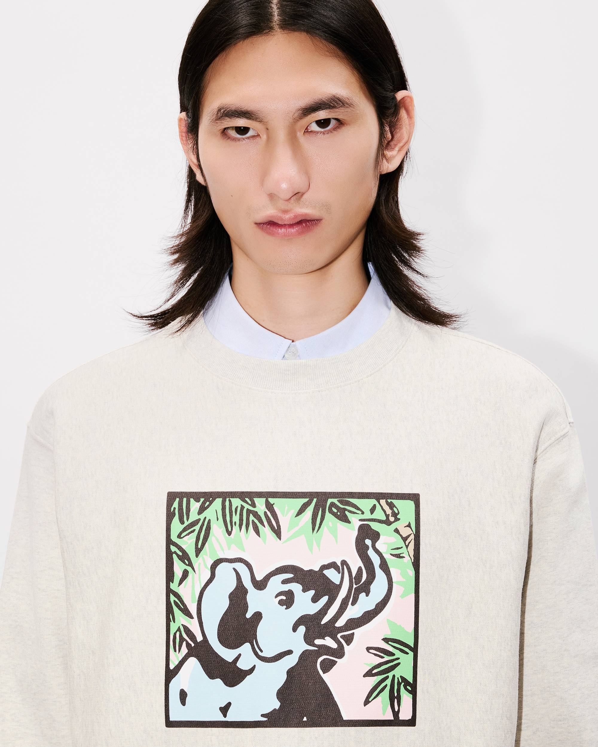 'KENZO Jungle Elephant' sweatshirt in cotton - 6