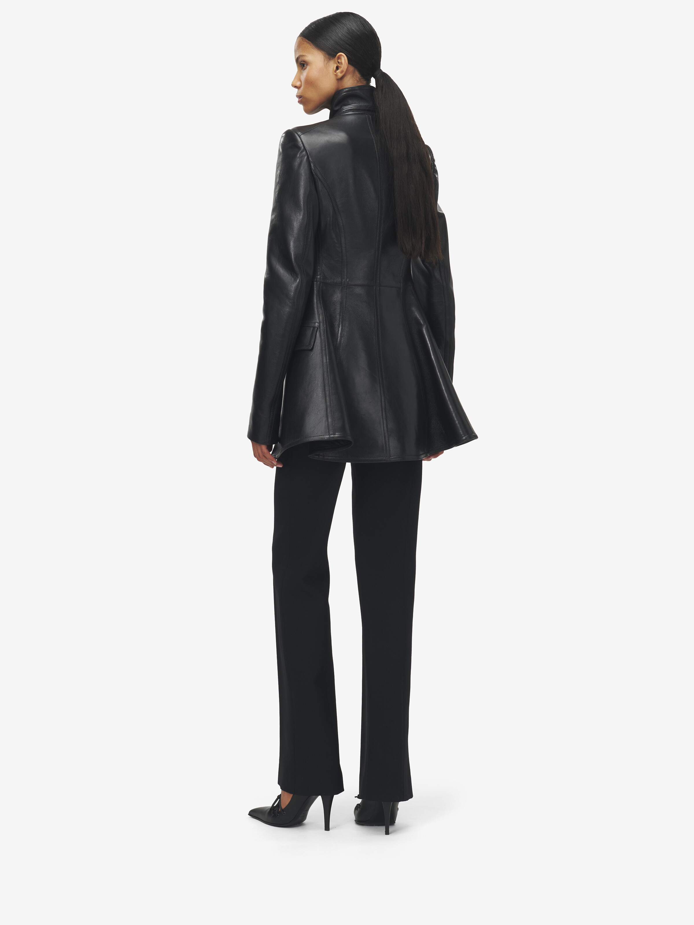 Cutaway Leather Jacket - 5