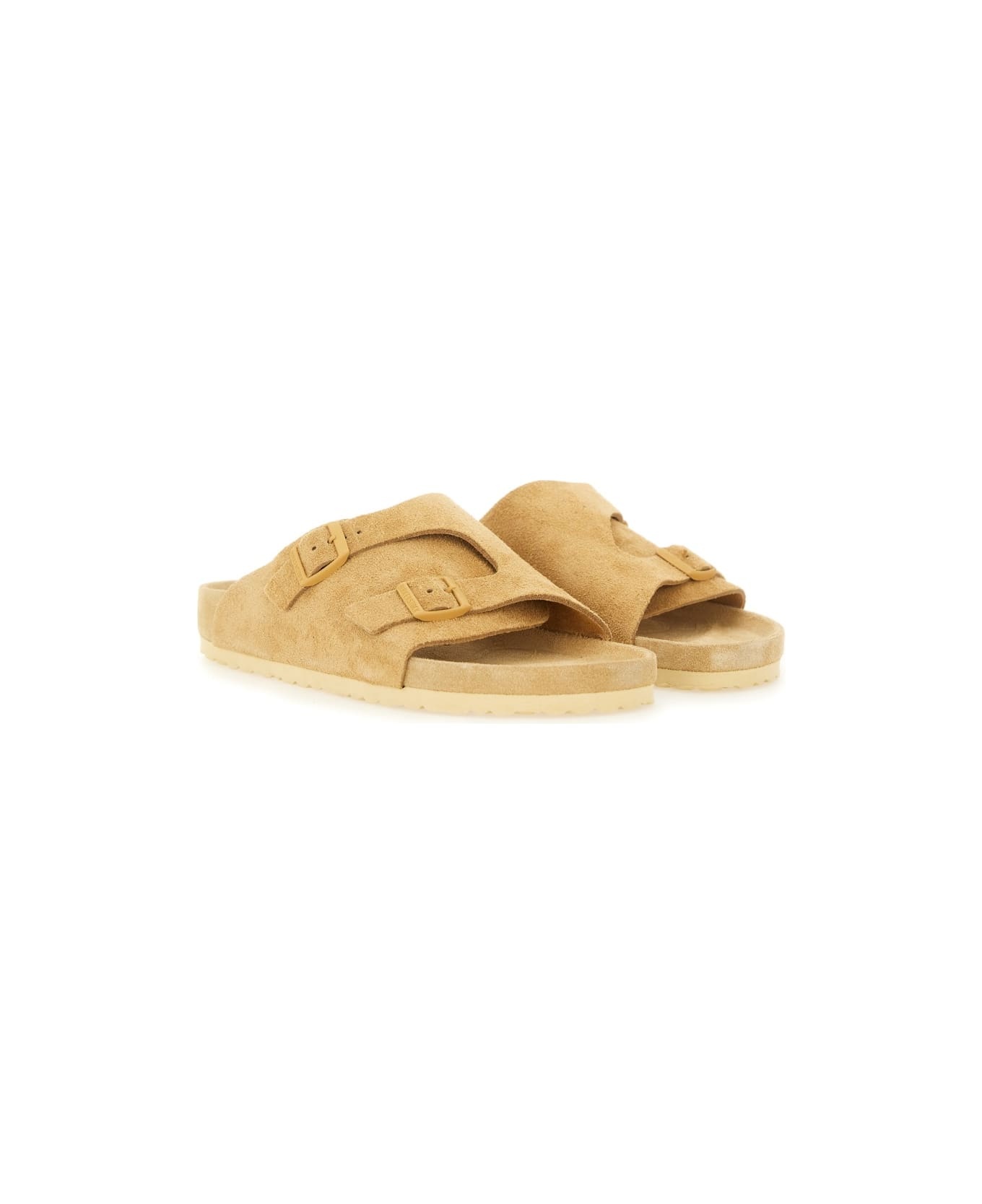 Beige Suede Zã¼rich Slippers - 3