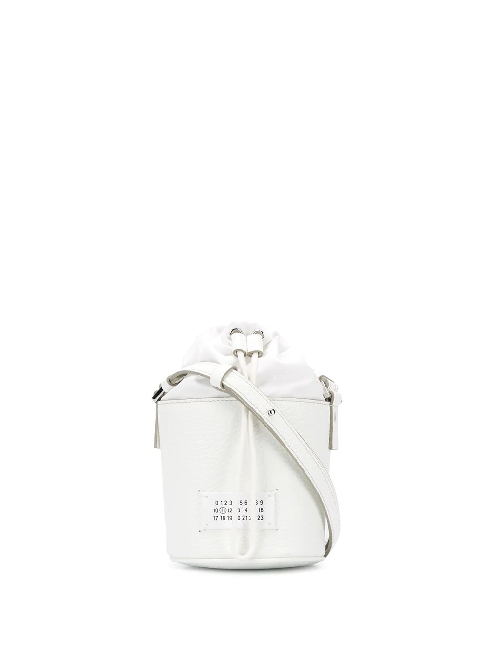 logo patch bucket bag - 1