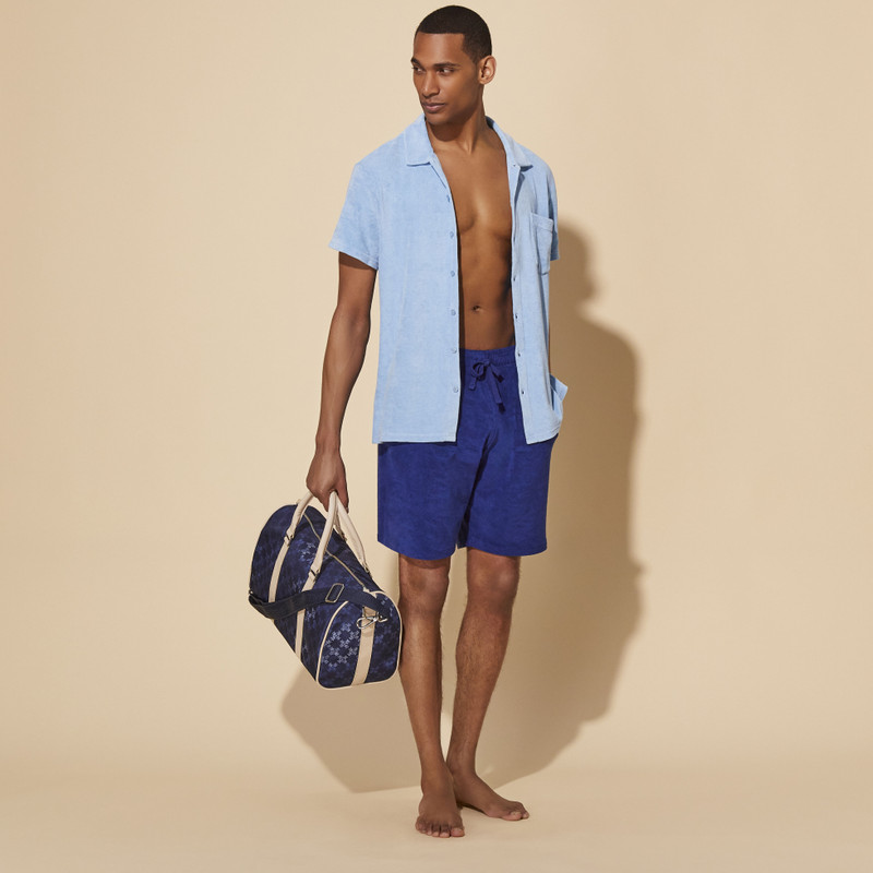 Men Bowling Terry Shirt Solid Mineral Dye 5