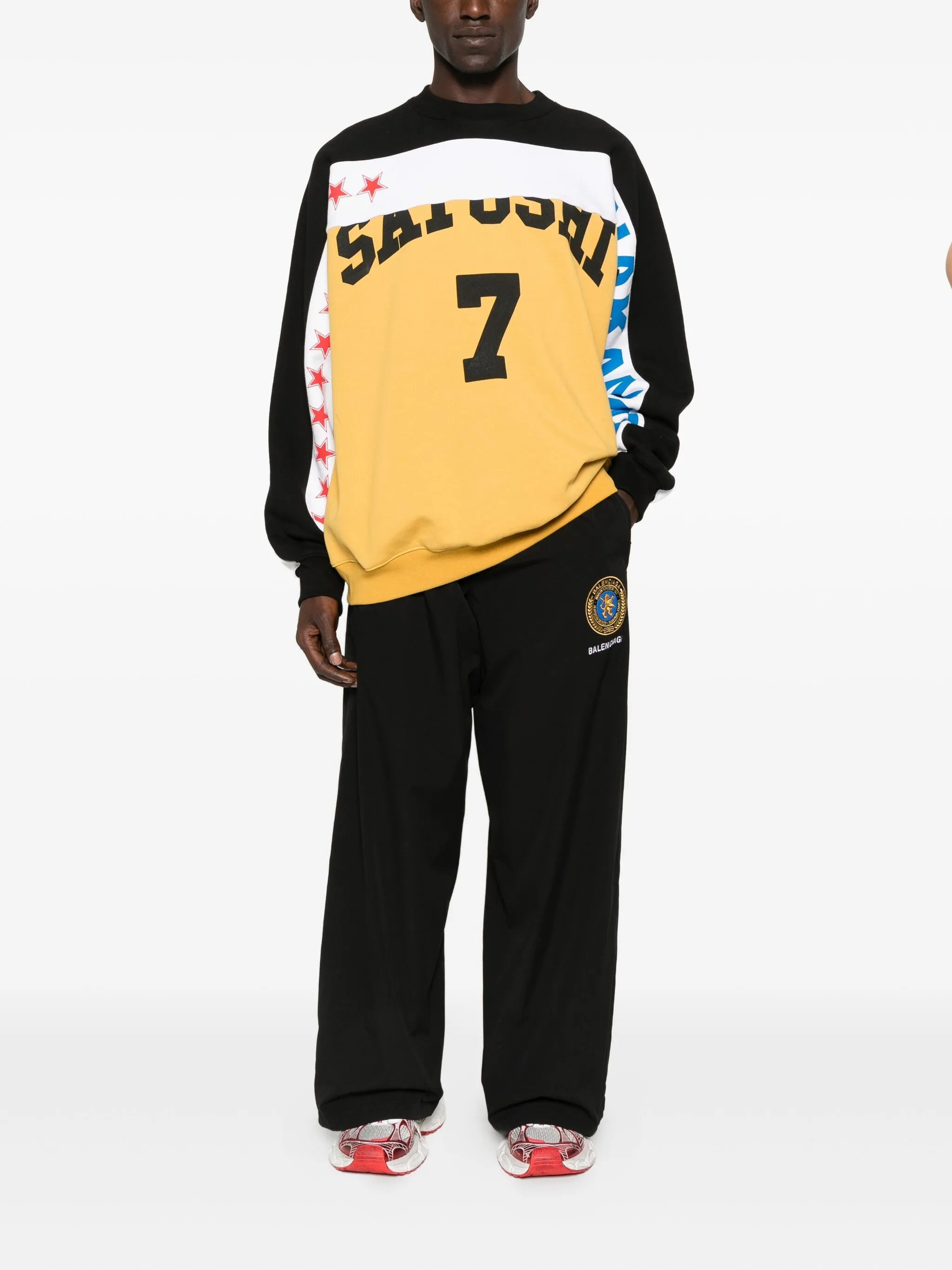 Balenciaga Logo-embroidered Elastic-waistband Trousers - 4