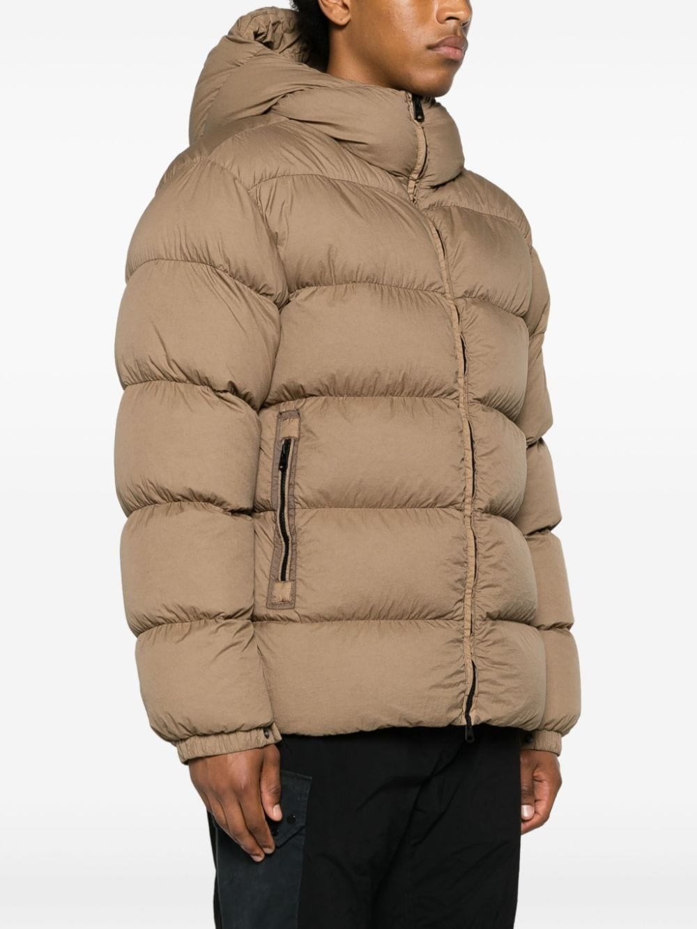 Adelmo logo-patch down padded jacket - 3