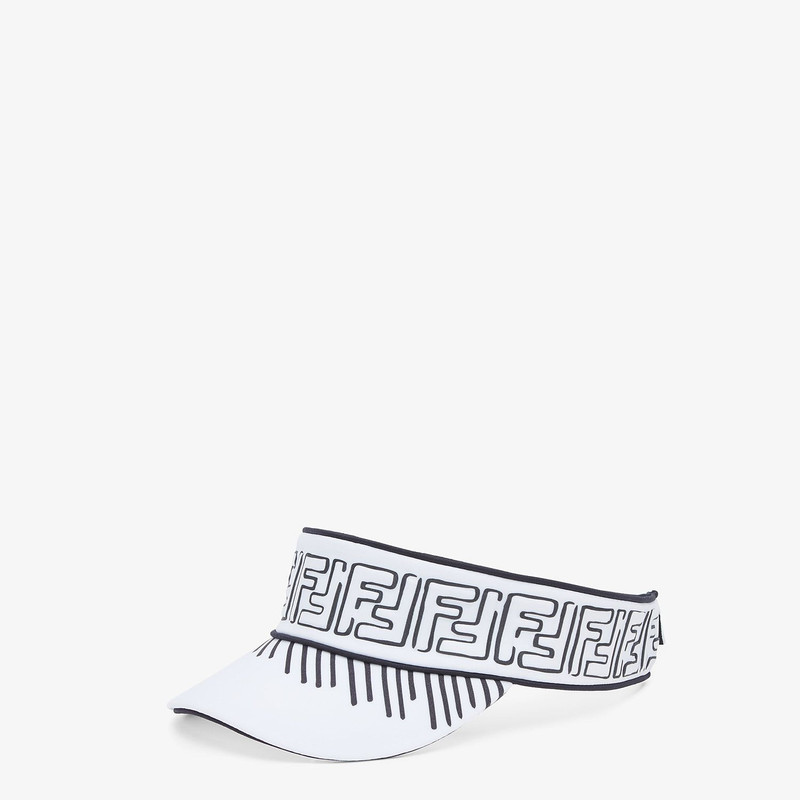 White Lycra® visor 1