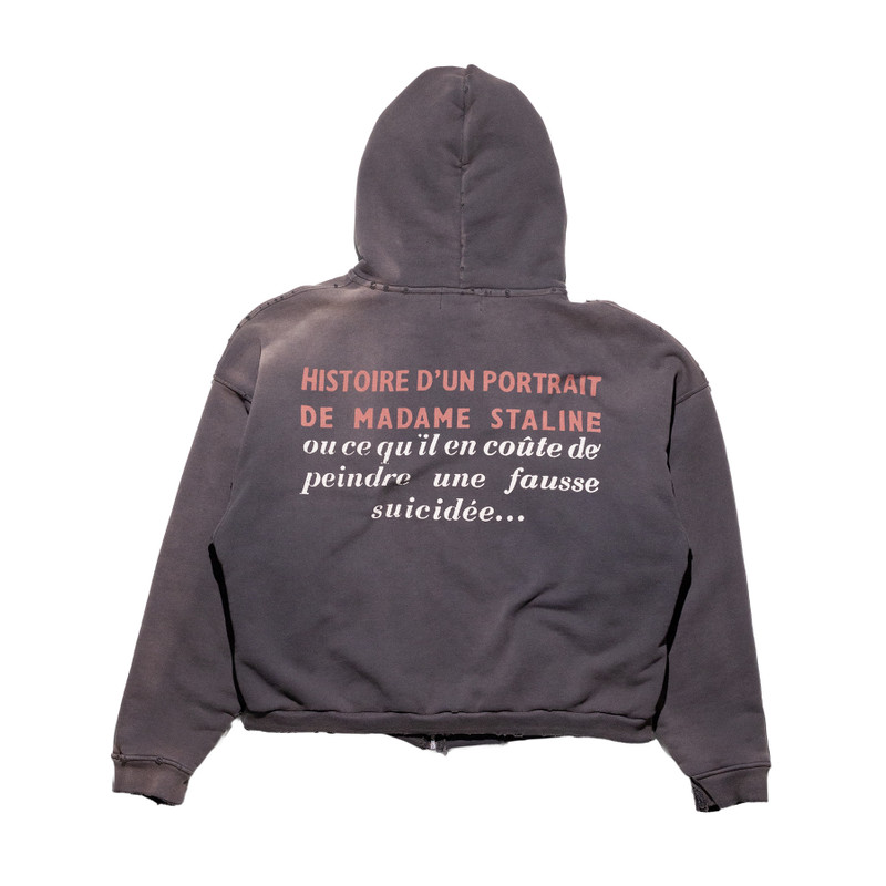 Enfants Riches Déprimés MADAME STALINE ZIP HOODIE (EXCLUSIVE) outlook