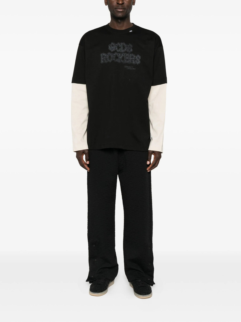GCDS Gcds Long-sleeve Logo-print T-shirt outlook