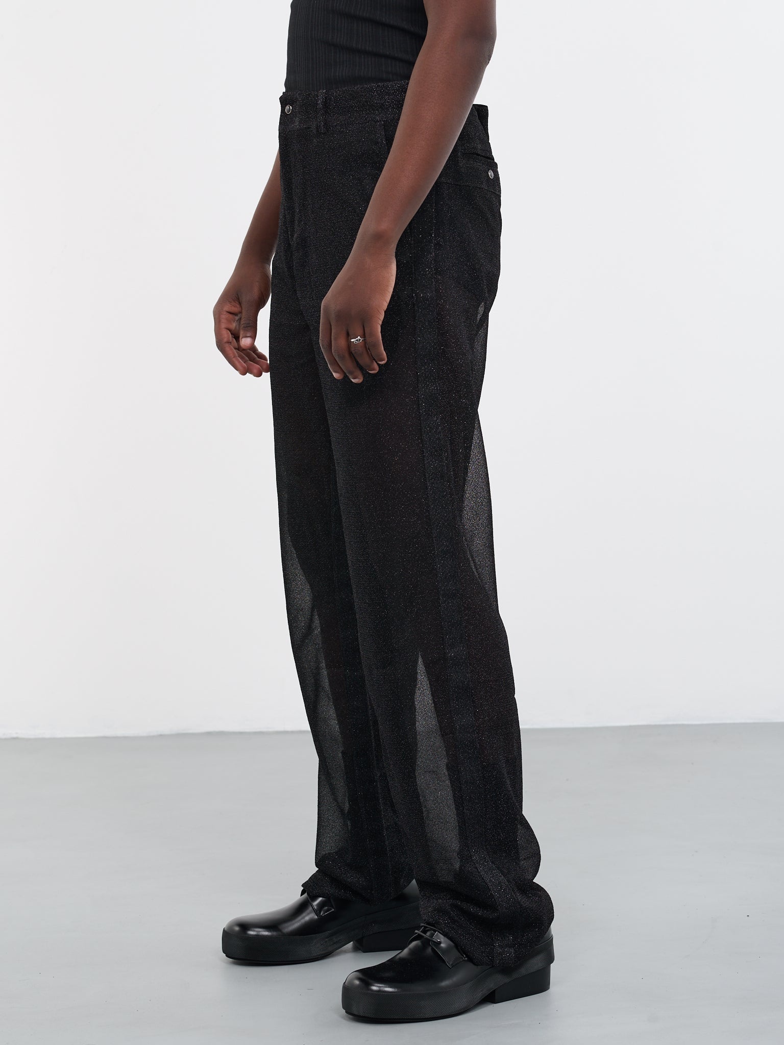 Sparkle Silk Velour Trousers - 2
