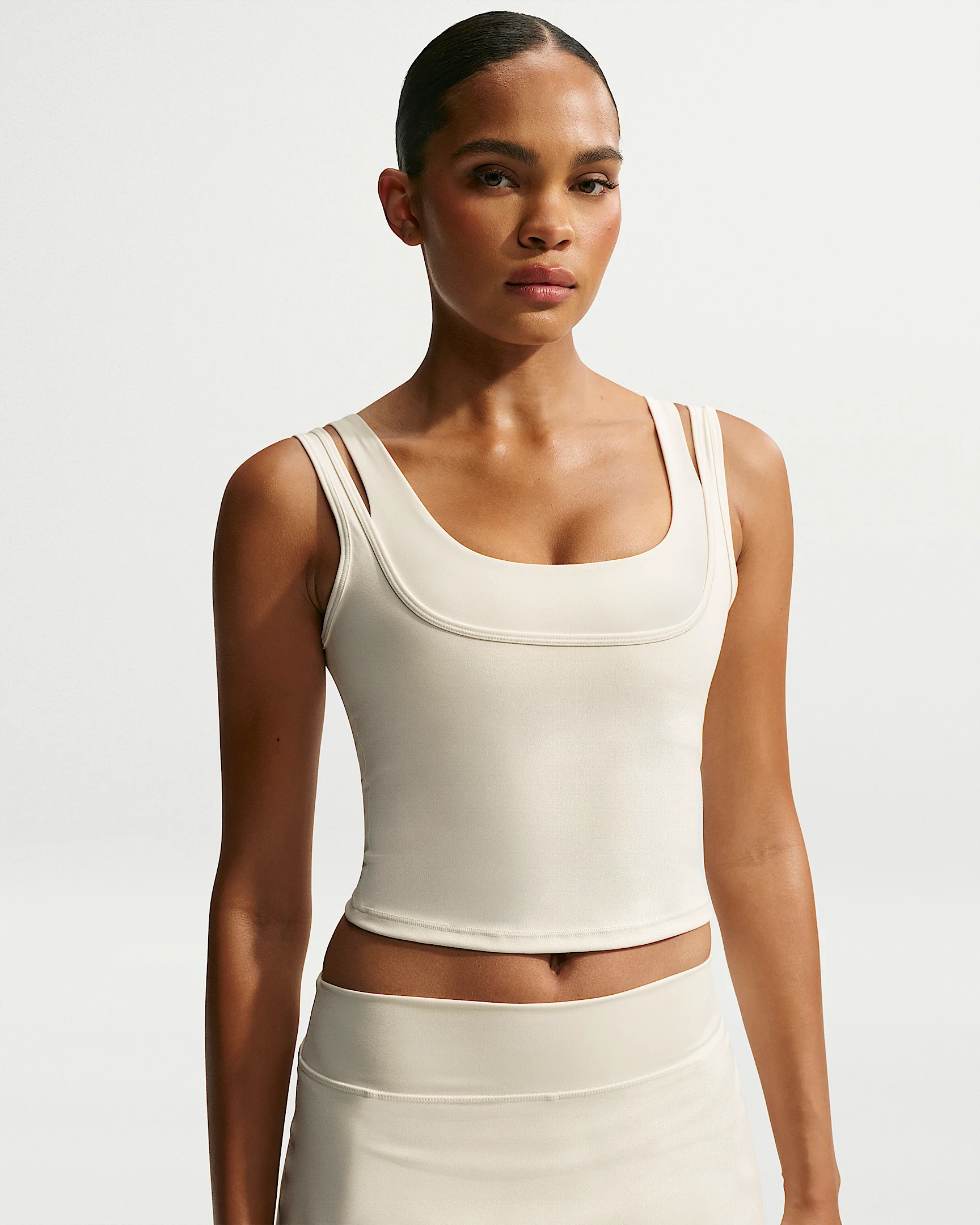 NikeSKIMS Matte Women's Double-Strap Scoop Tank Top - 1