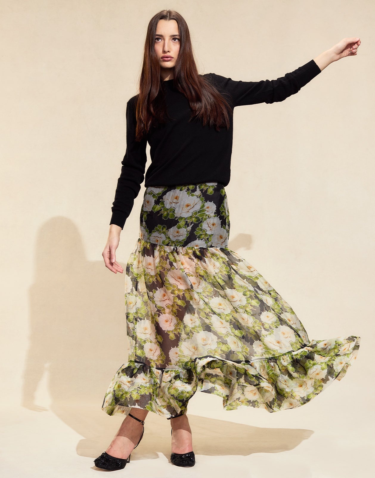 Cornelia Silk Skirt - 7