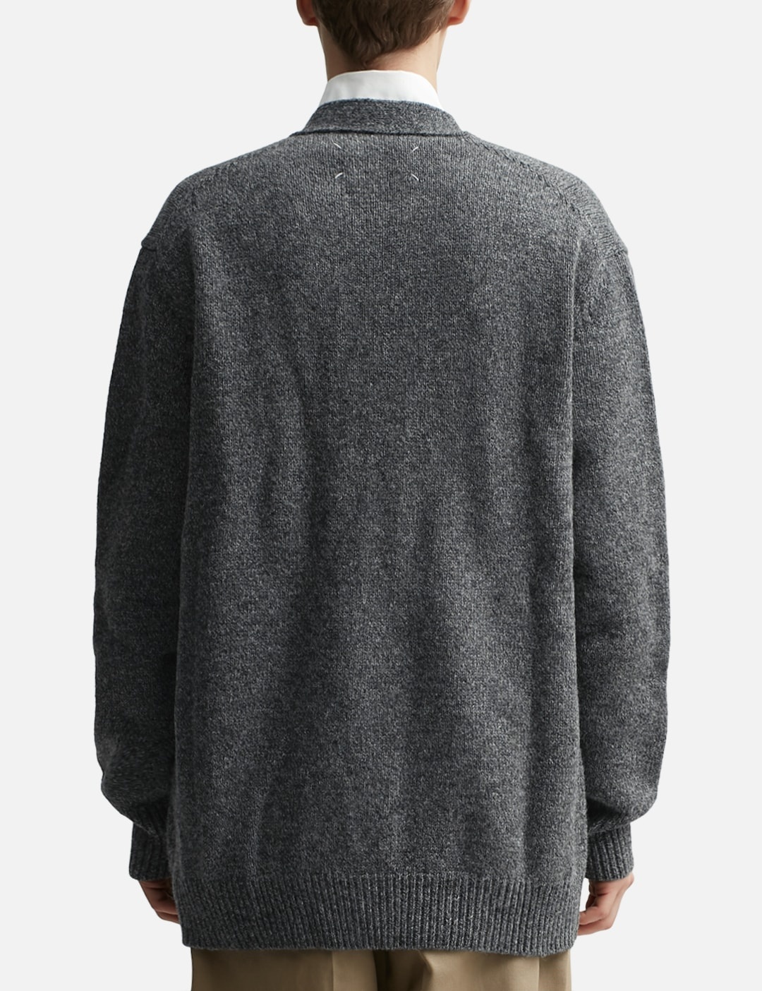 SHETLAND WOOL KNIT CARDIGAN - 4