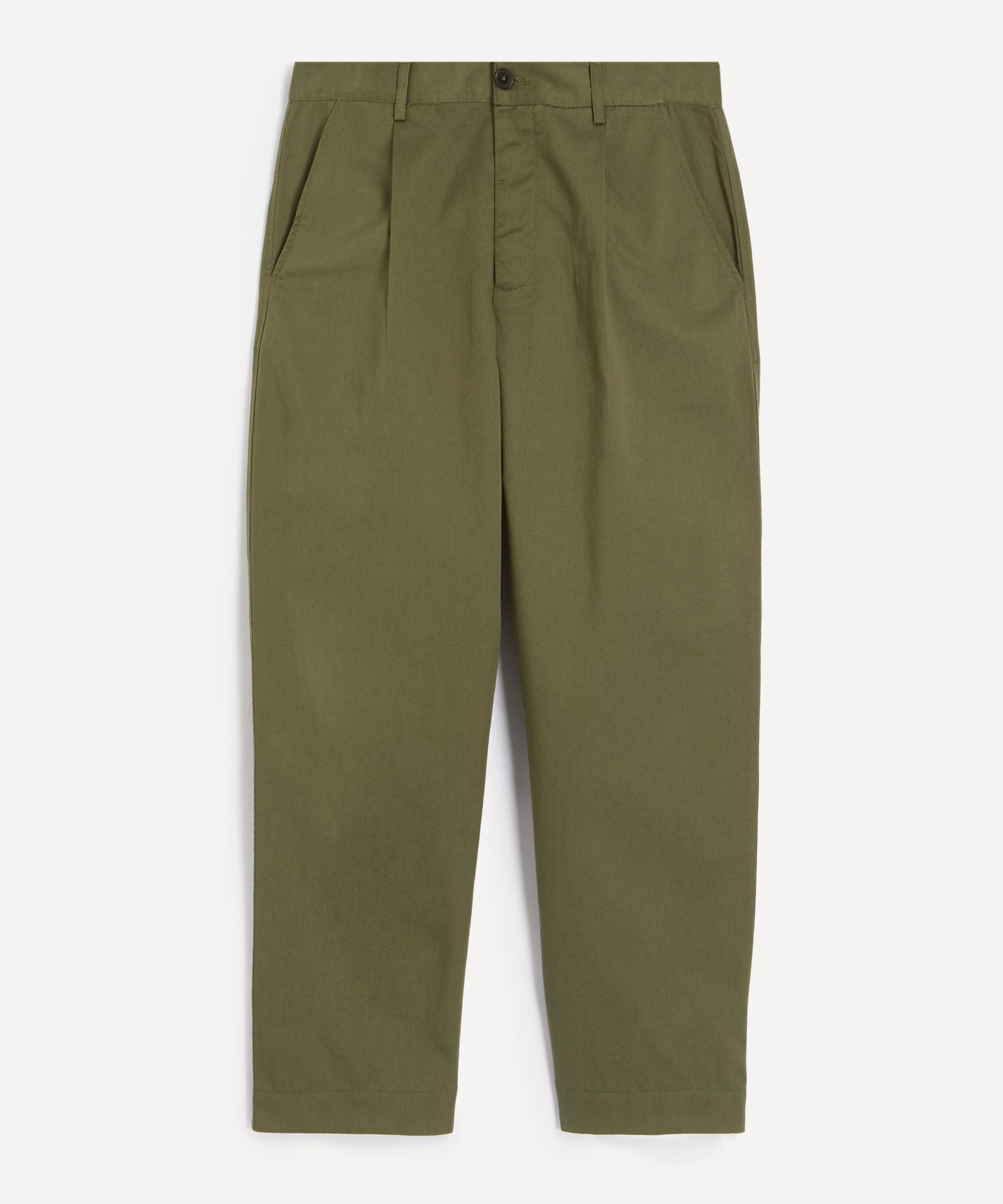 Light Olive Twill Duke Trousers - 1