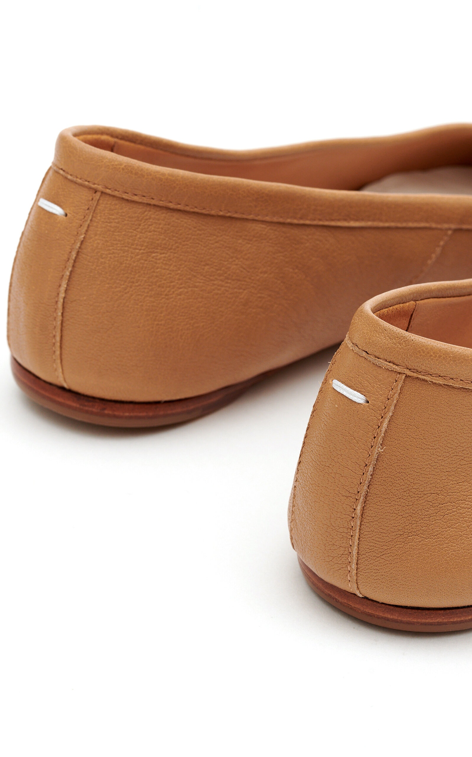 Tabi Leather Ballet Flats tan - 5