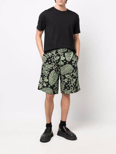 Jil Sander all-over floral-print shorts outlook