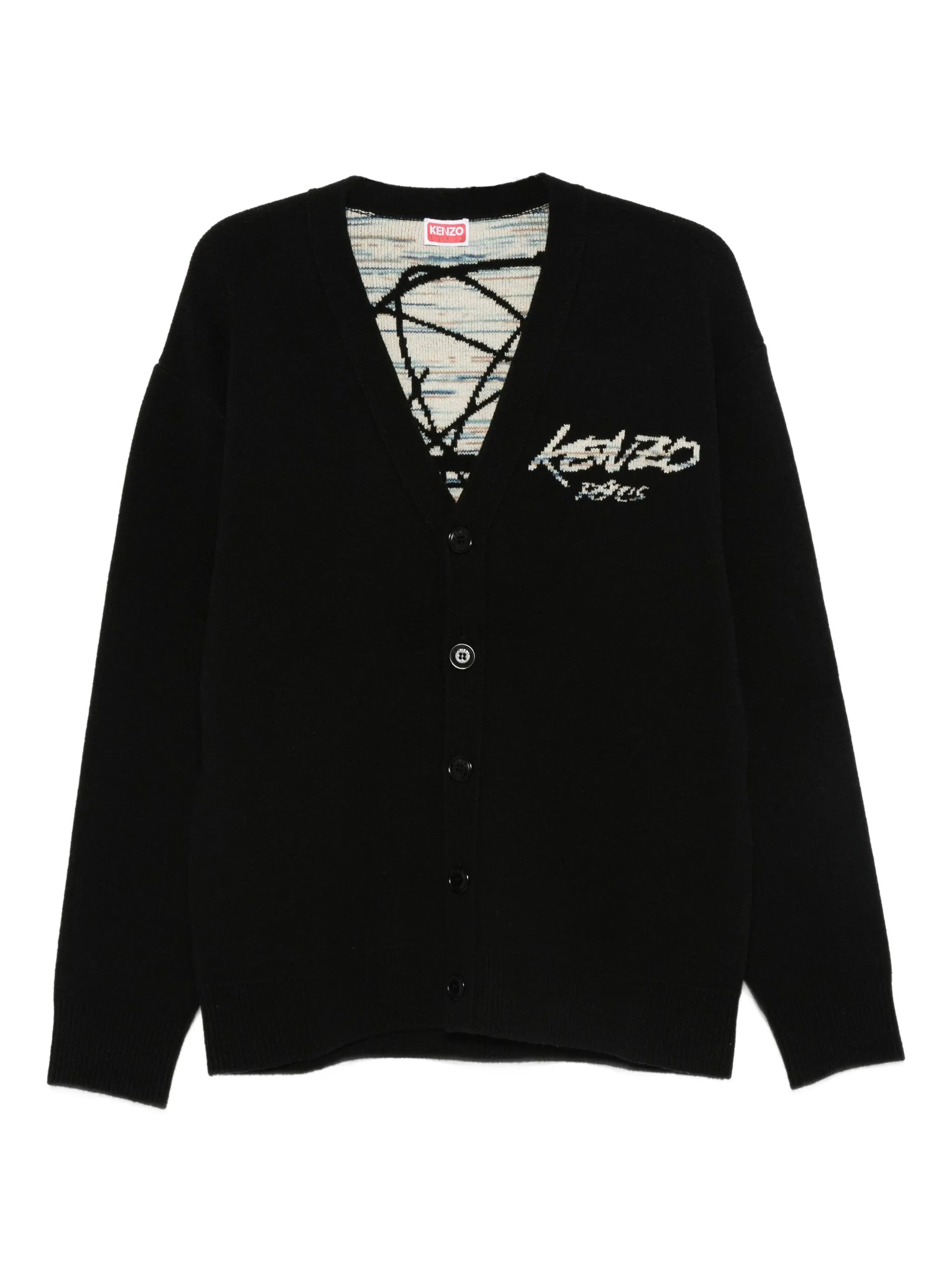 Kenzo X Futura 2000 Logo-embroidered Cardigan - 1