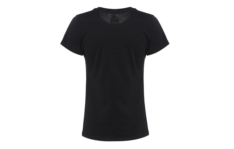 (WMNS) New Balance Round Neck T-Shirt 'Black' AWT91546-BK - 2