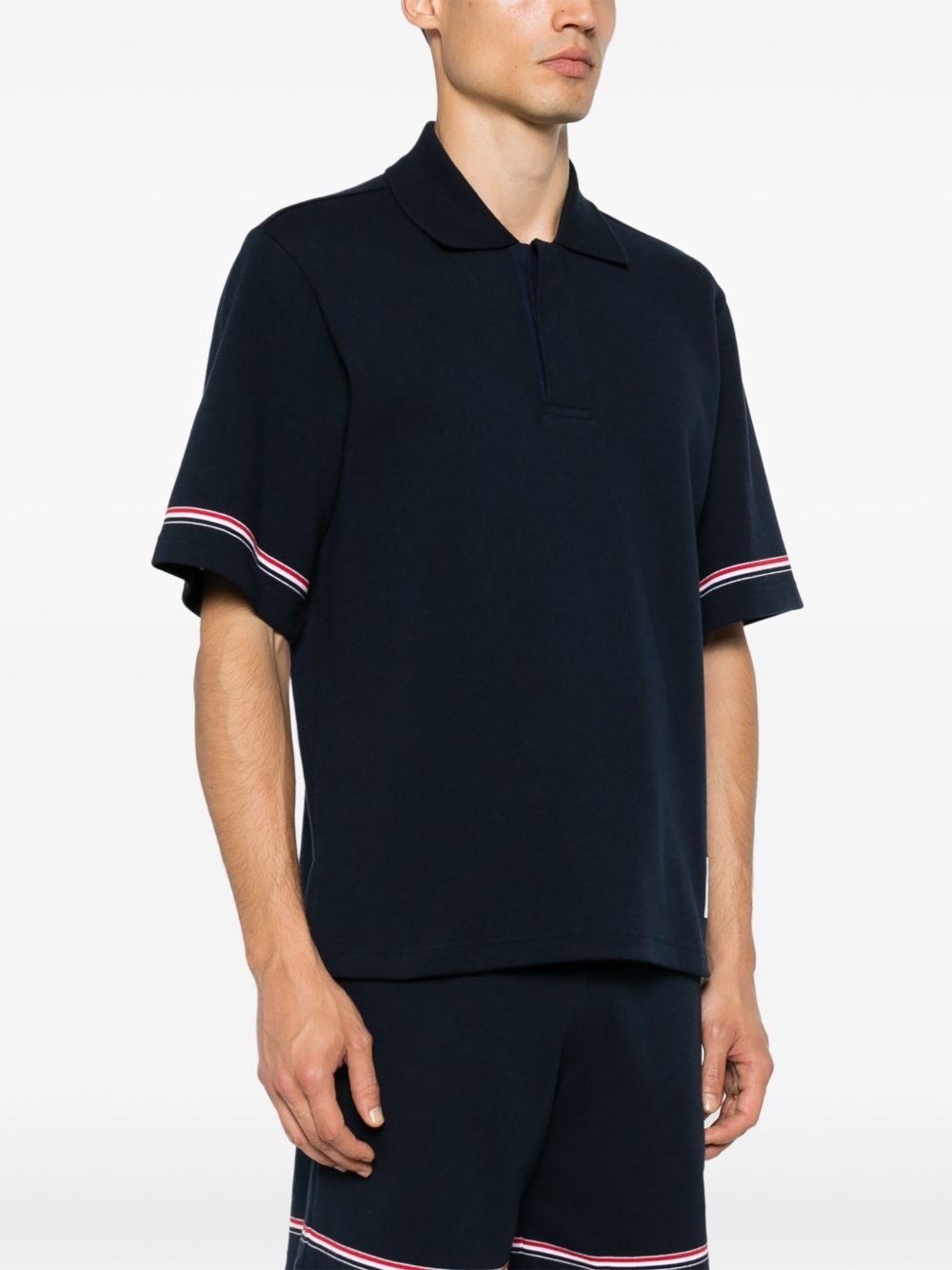 RWB-stripe polo shirt - 3