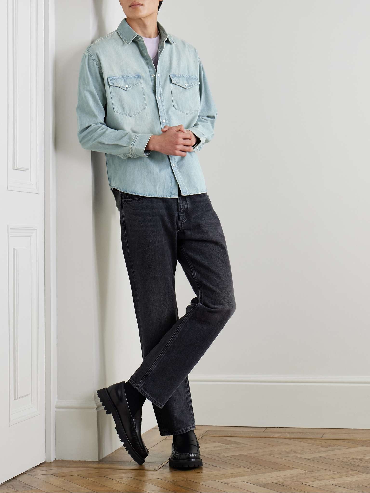 Denim Western Shirt - 2