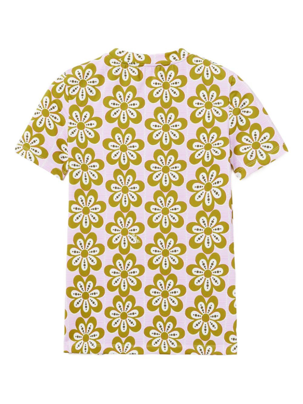 flower-print short-sleeve T-shirt - 5