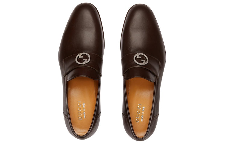 Gucci Interlocking G Loafer 'Dark Brown Leather' 730134-06F00-2140 - 3