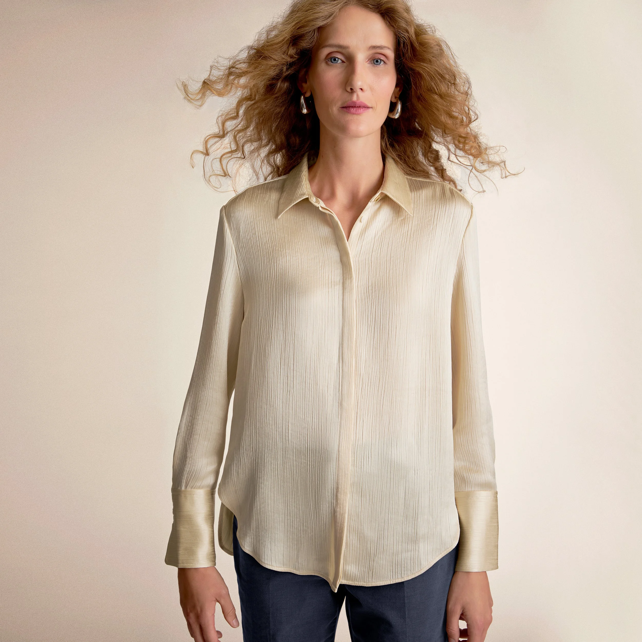 Tatum Button-Down Shirt - Plisse - 1
