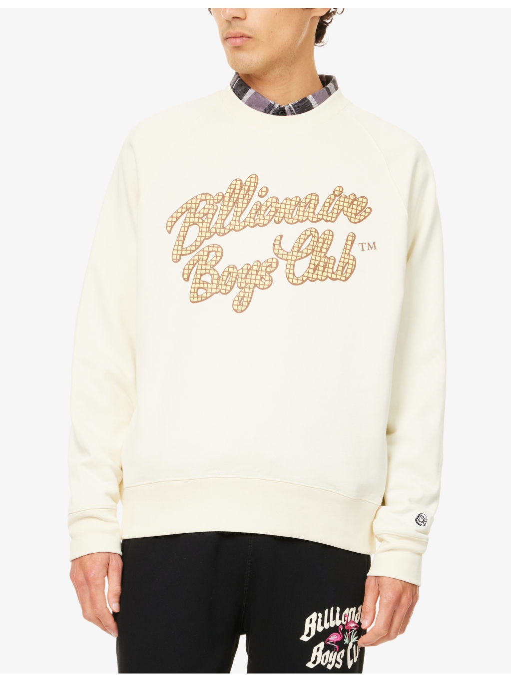 Script Logo Crewneck Cotton-Jersey Sweatshirt - 3