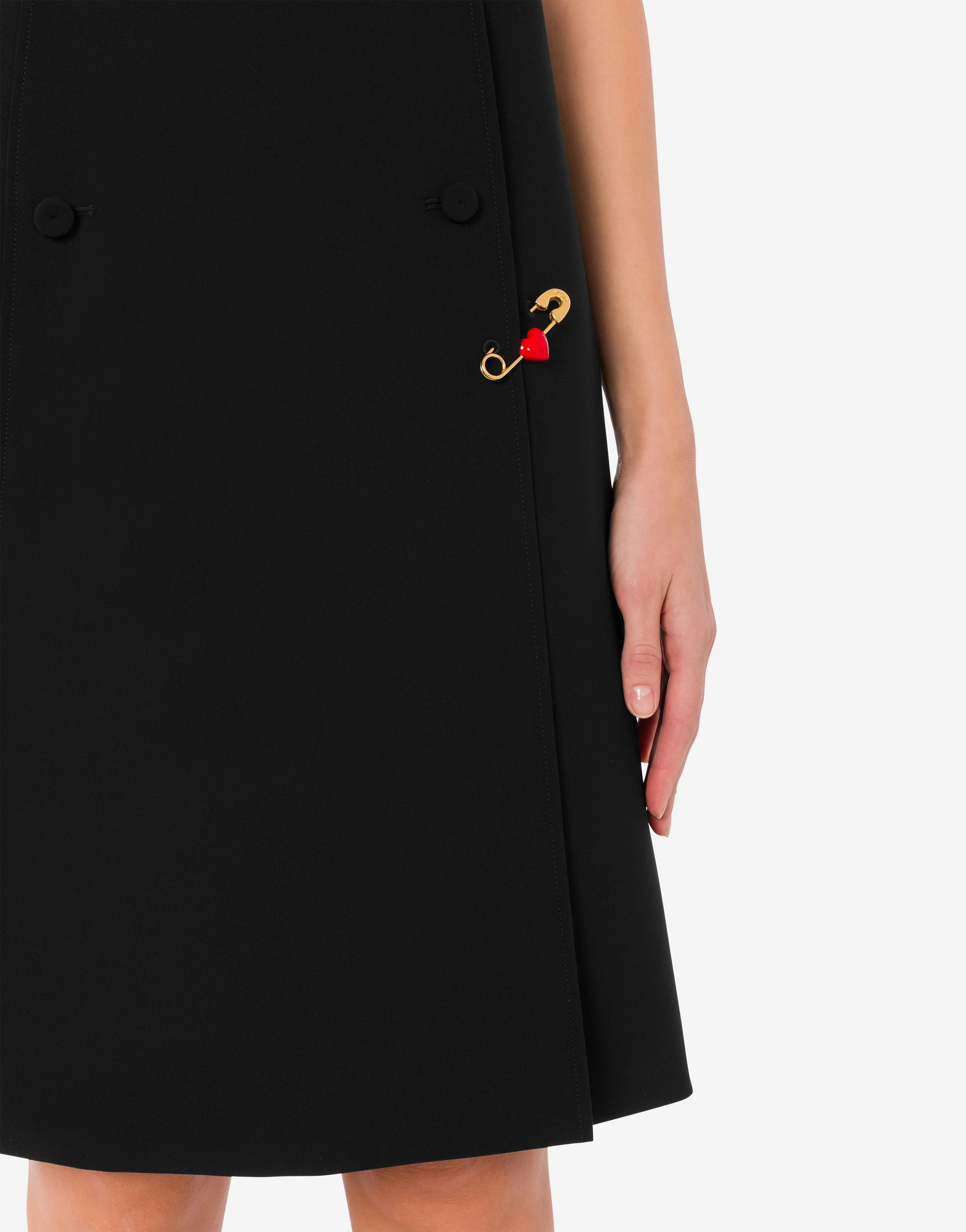HEART SAFETY PIN DRESS - 4