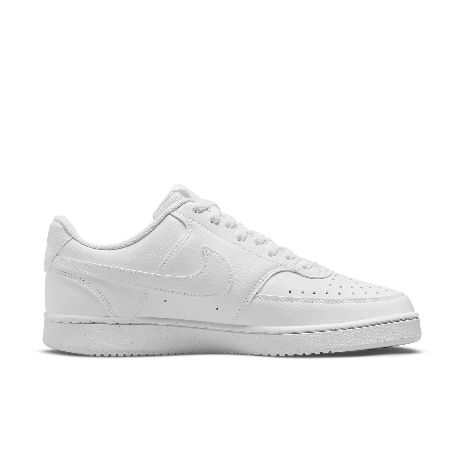 (WMNS) Nike Court Vision Low Next Nature 'Triple White' DH3158-100 - 2