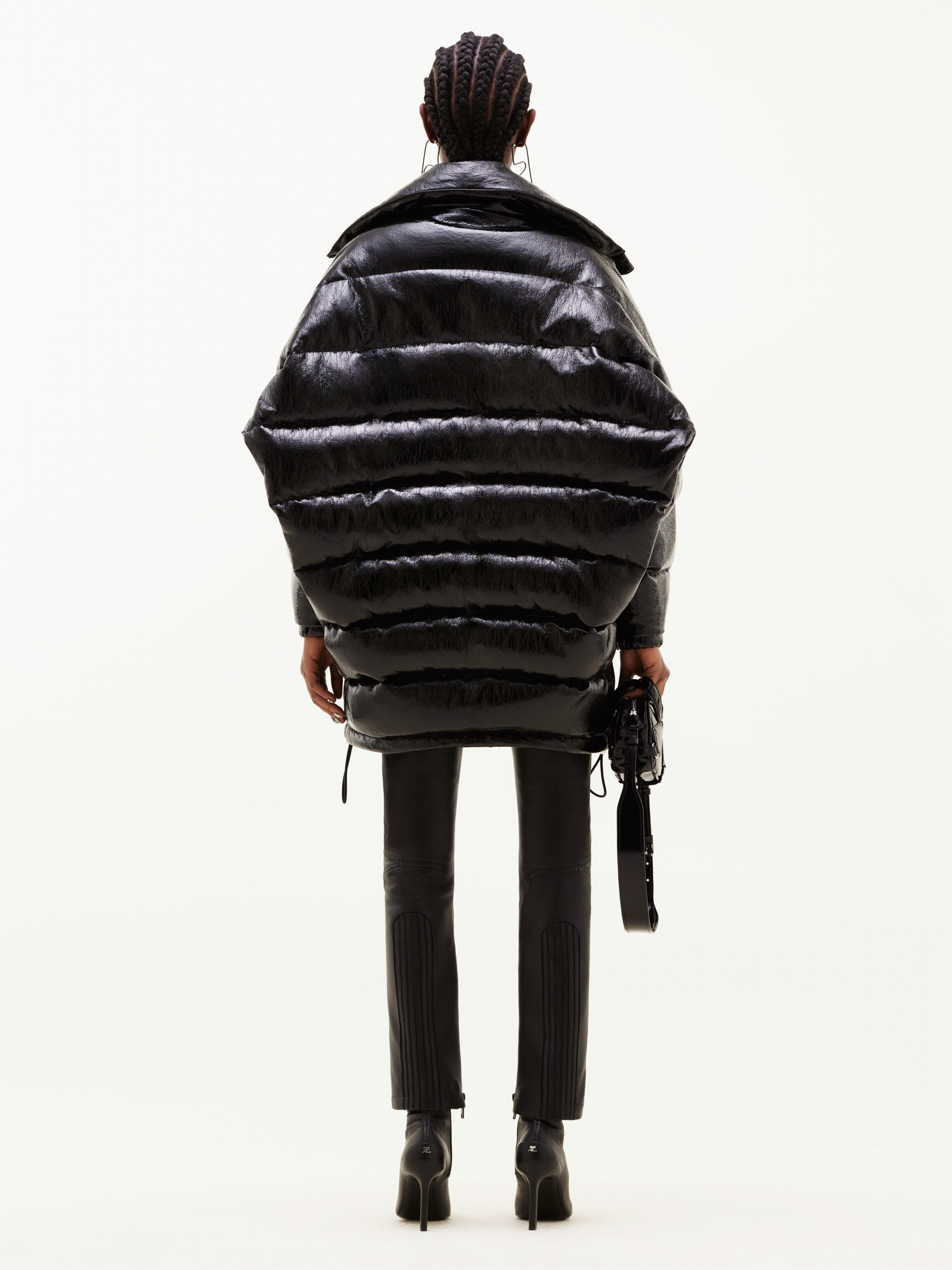 PUFFER PRISM LONG VINYL COAT - 4