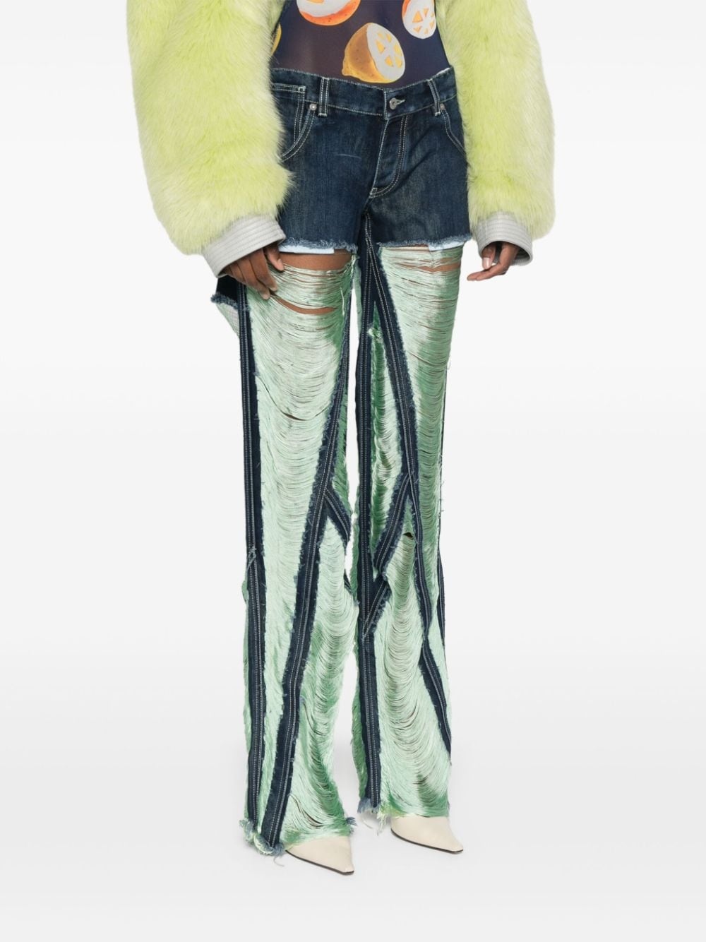 shredded jeans - 3