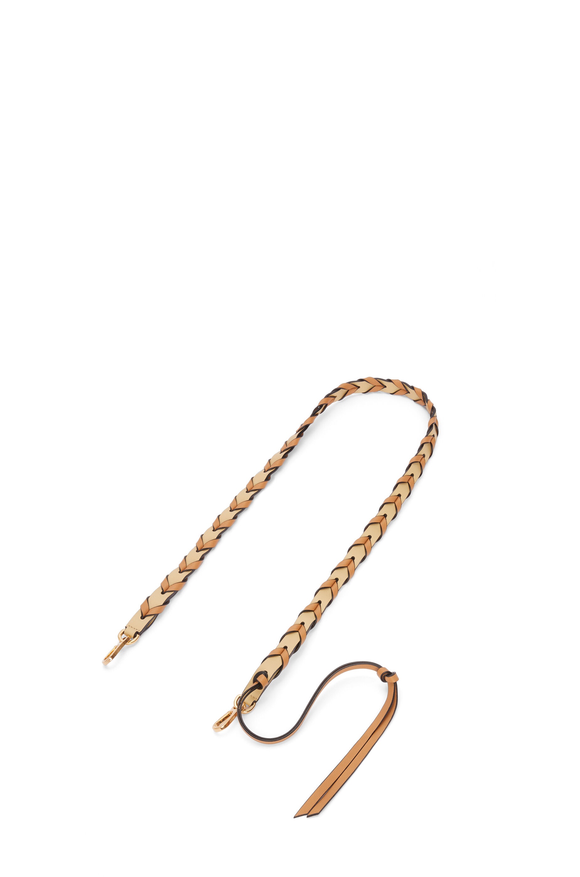 Thin braided strap in classic calfskin - 1