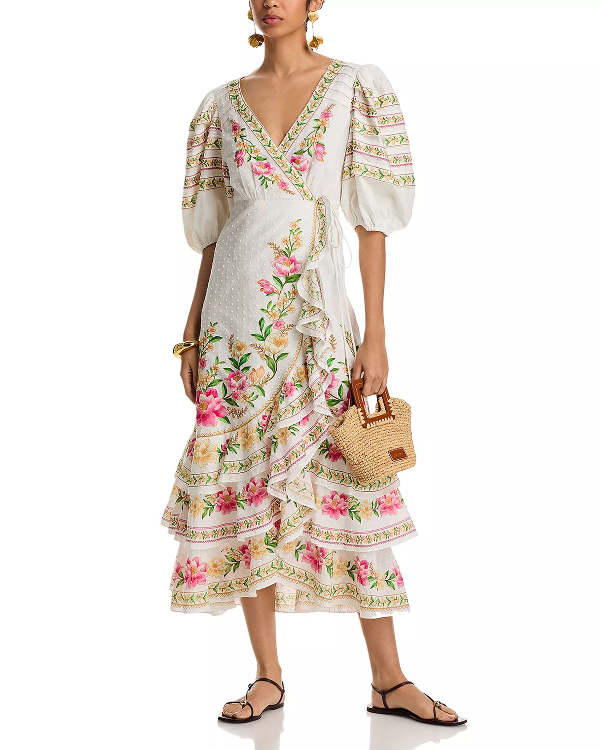 Palm Dream Wrap Dress - 3