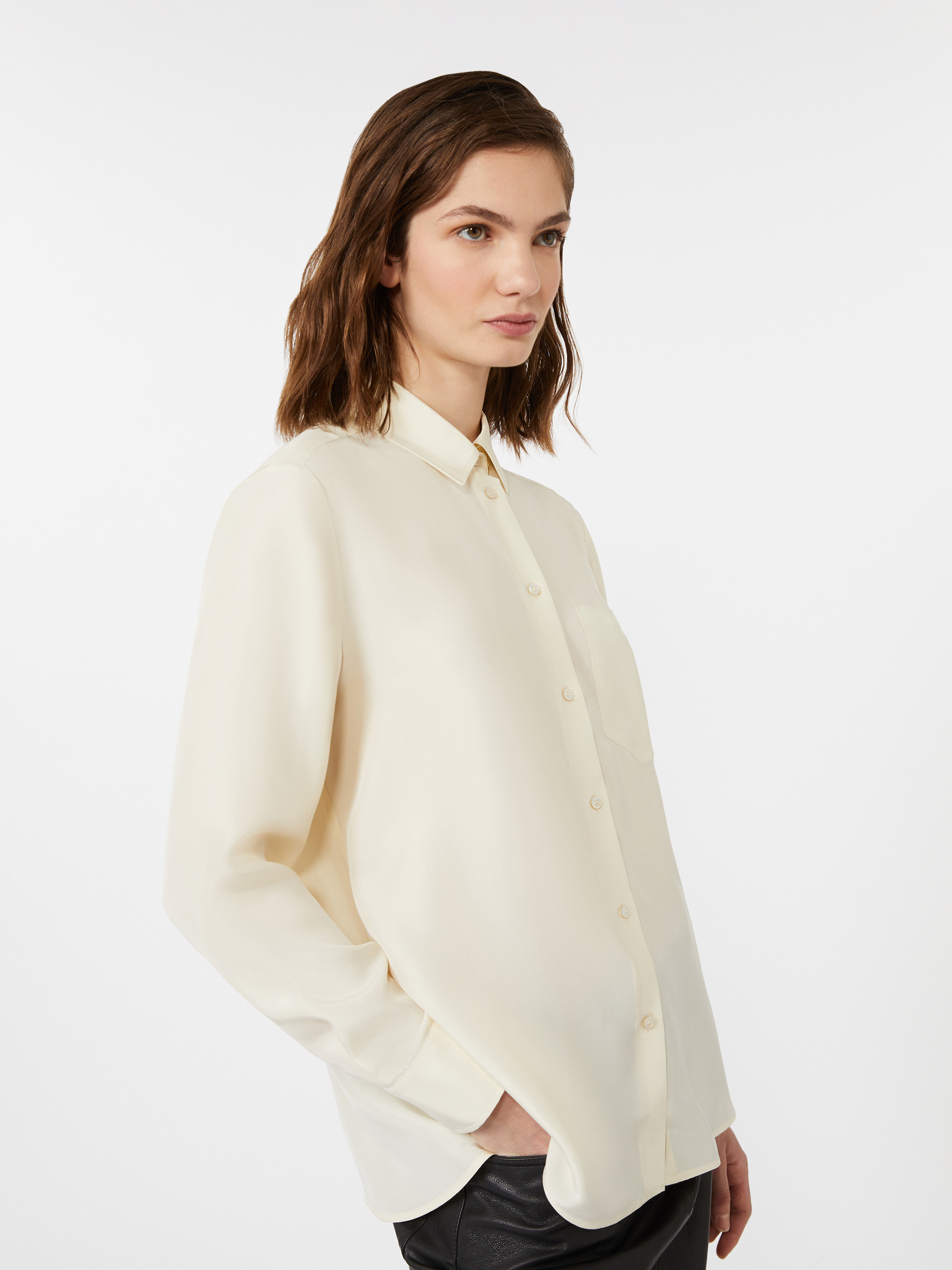 PAMIR Washed silk shirt - 5