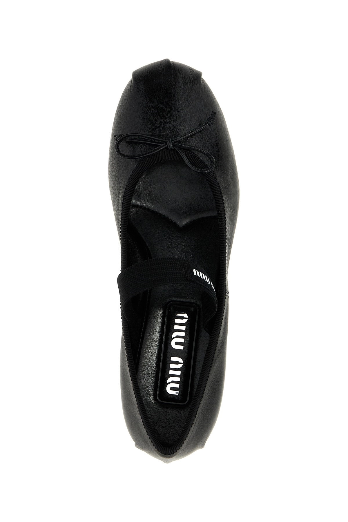 Logo bow ballet flats - 4