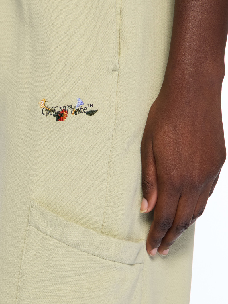 Bookish Flowers Cargo Sweatpants 5