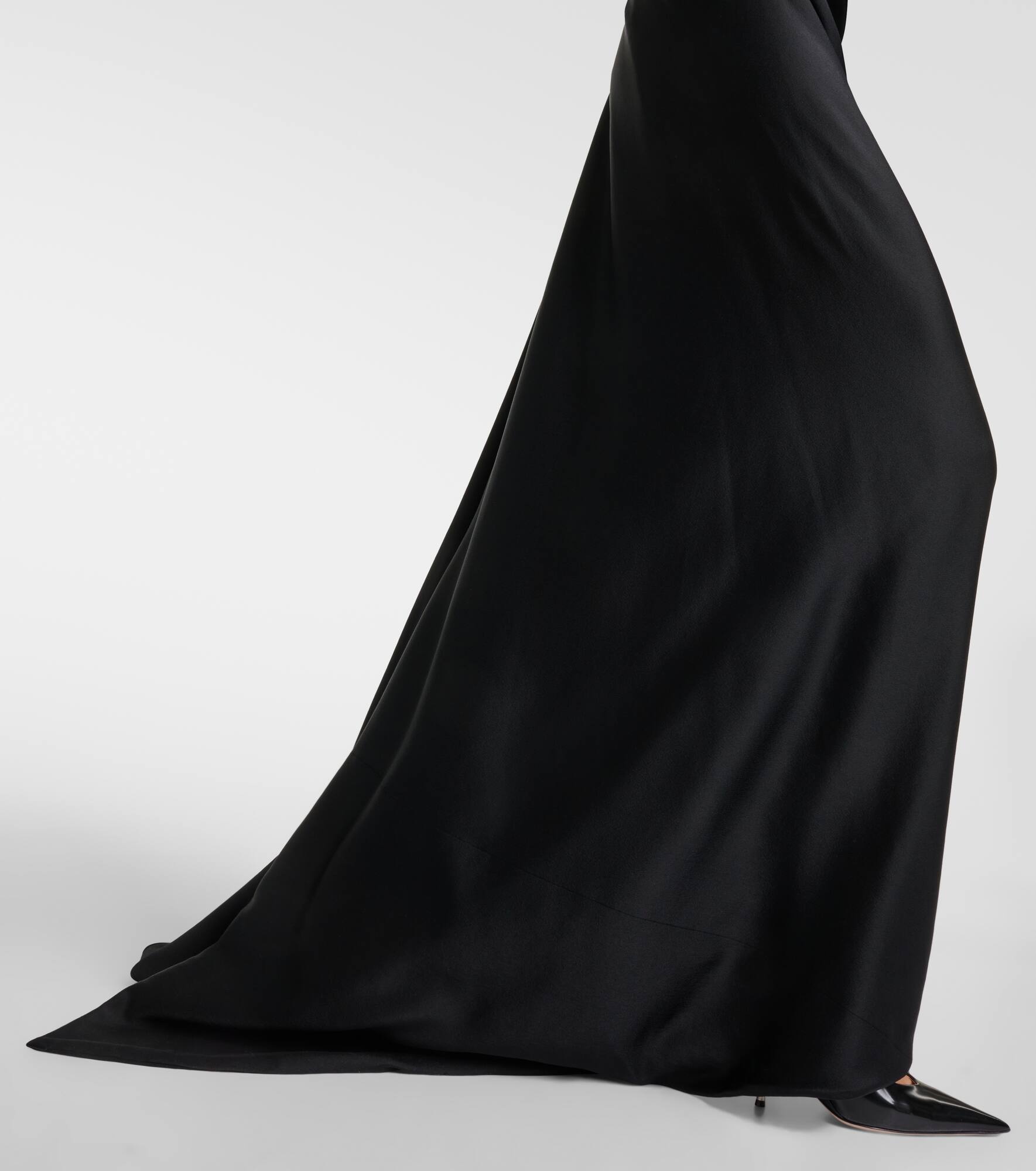 Nova Cocotte crêpe satin gown - 5