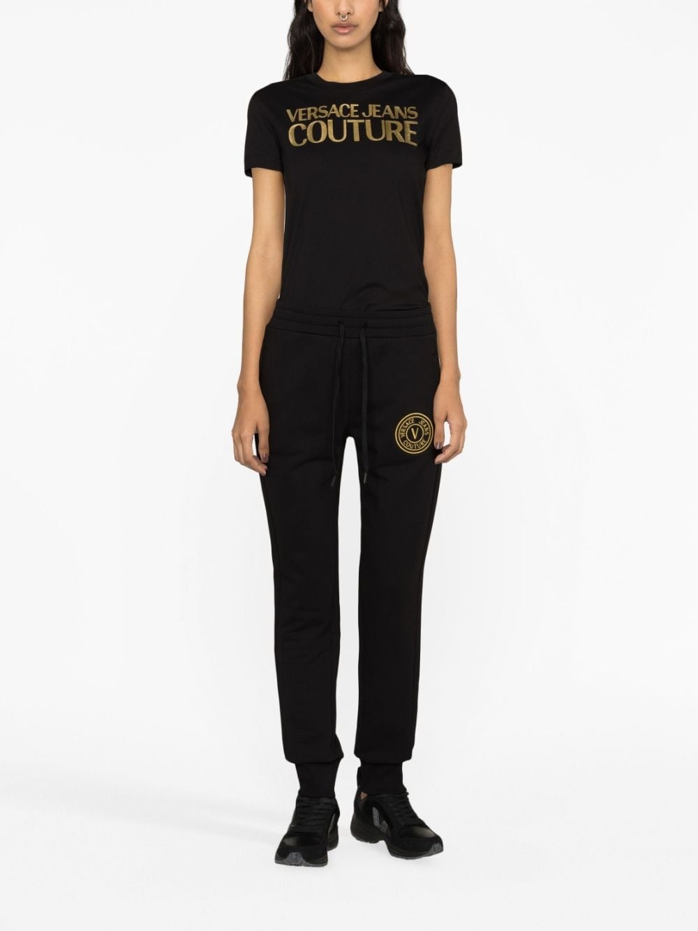 logo print short-sleeve T-shirt - 2