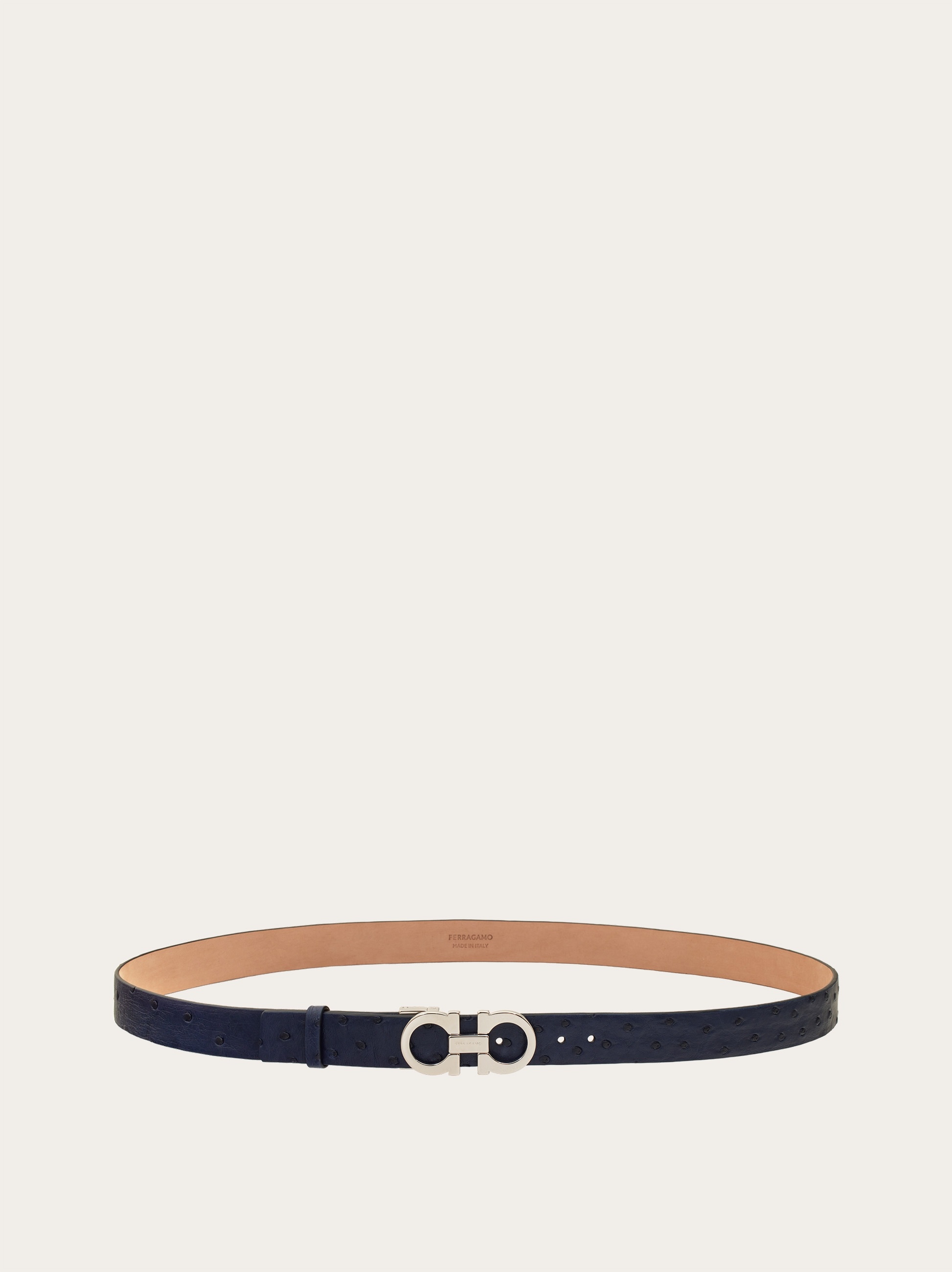 Adjustable Gancini belt - 3