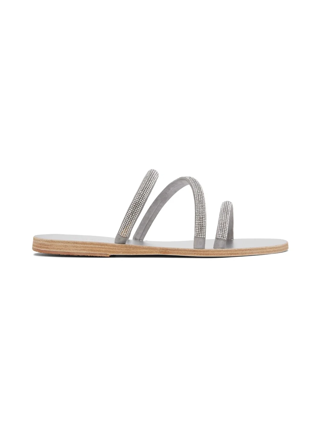 Silver Polytimi Diamante Sandals - 1