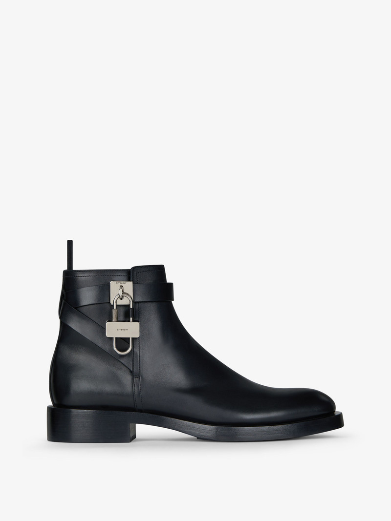 PADLOCK BOOTS IN LEATHER - 1