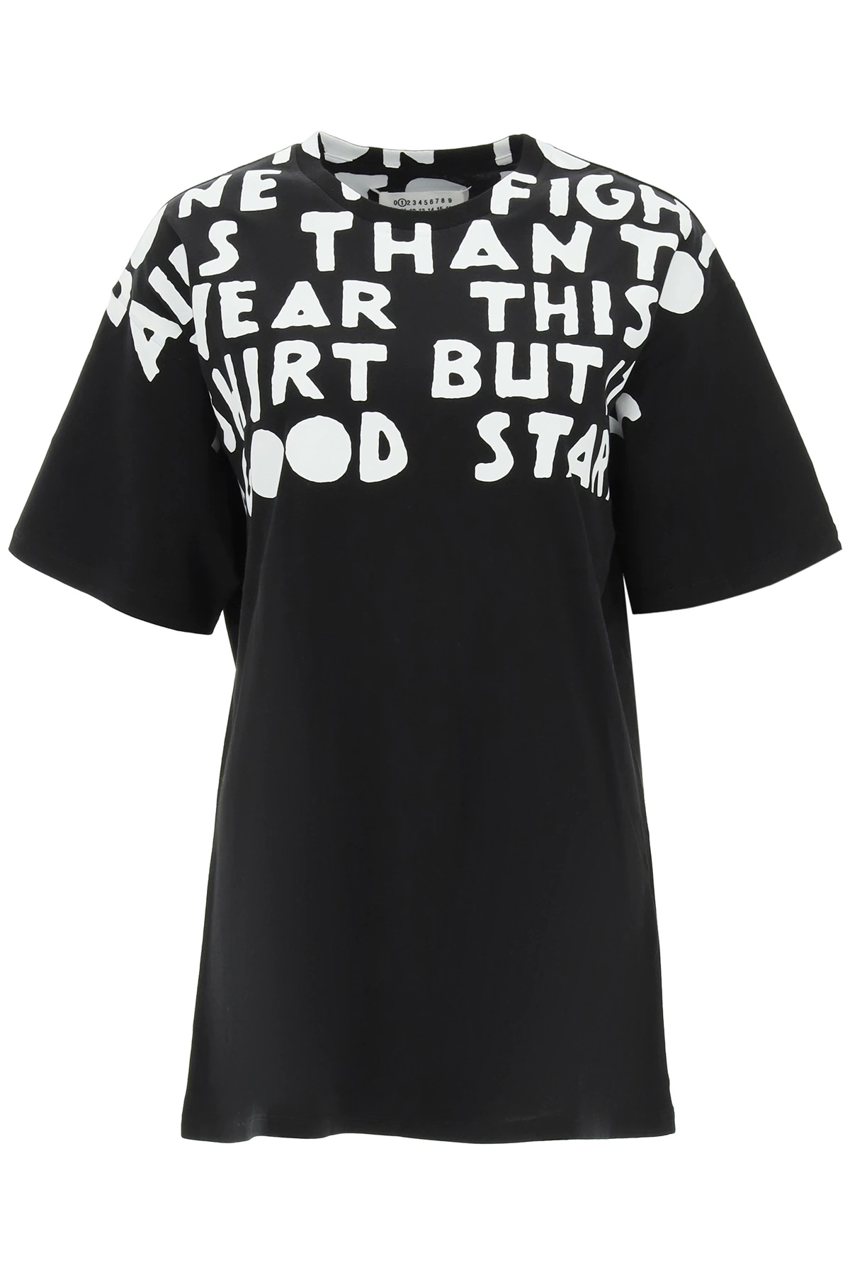 SLOGAN PRINT T-SHIRT - 1