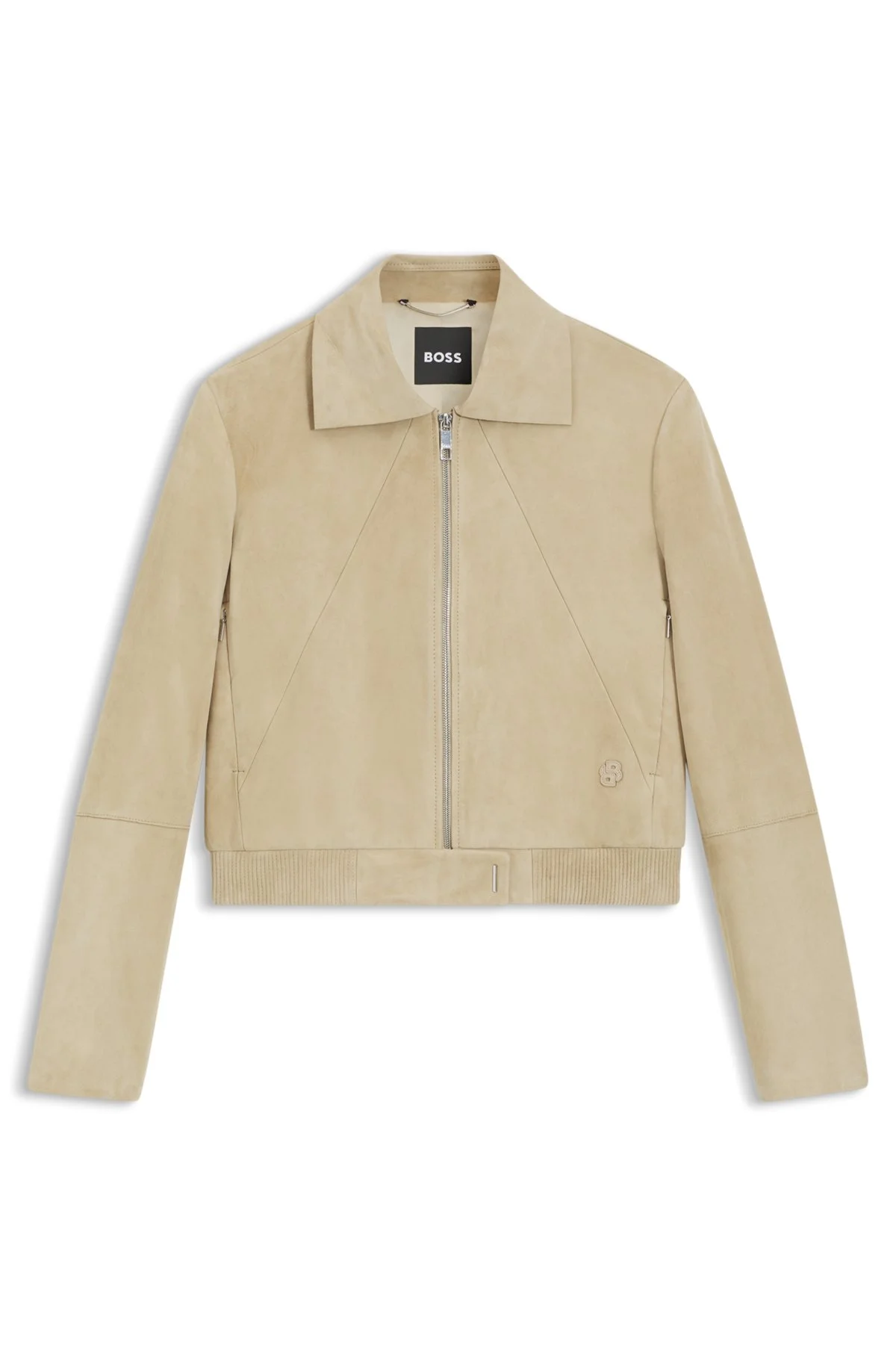 BLOUSON-STYLE JACKET IN SOFT-TOUCH SUEDE - 1