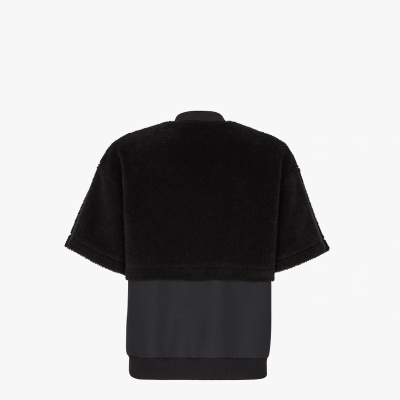 Black wool T-shirt 2