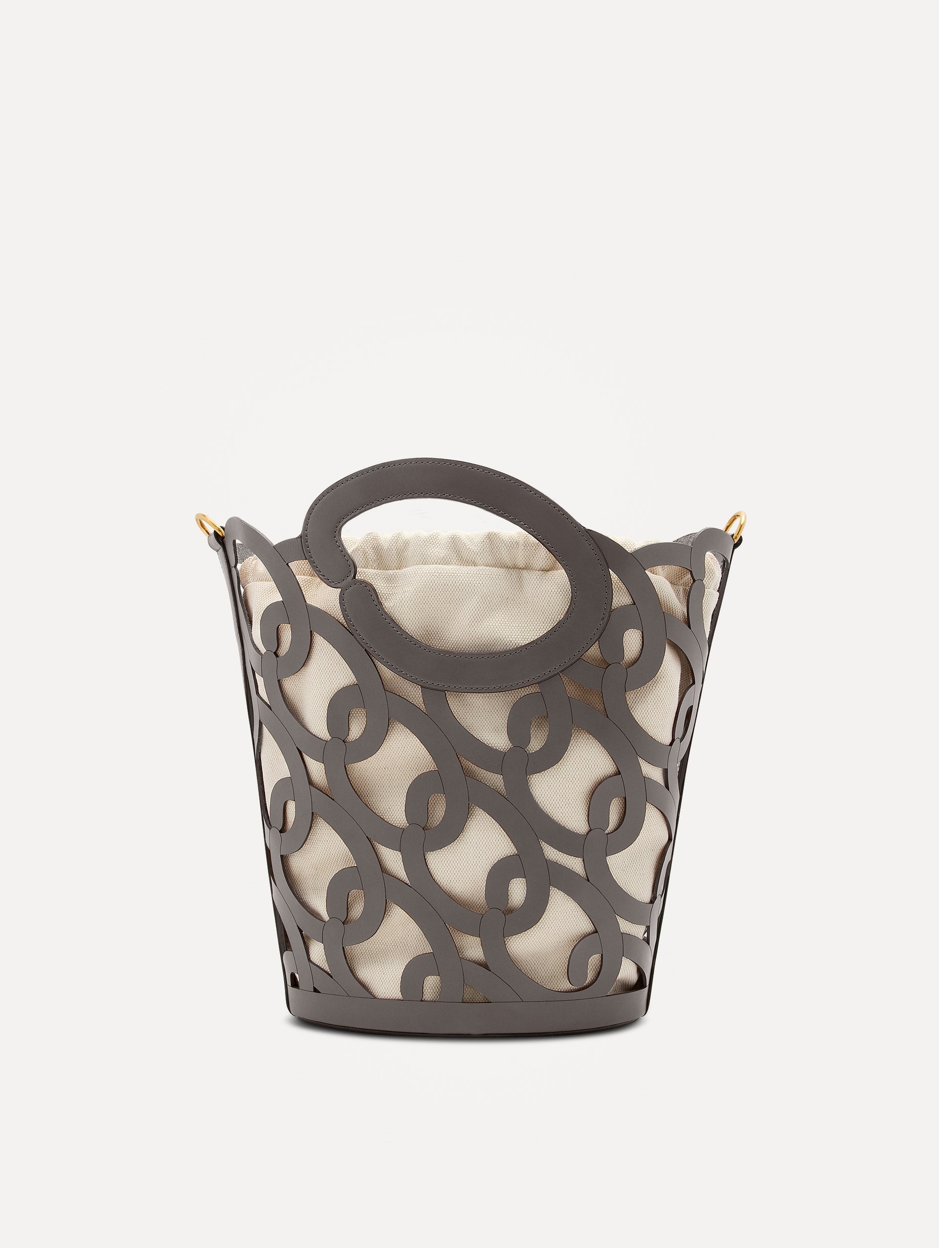 OSCAR CHAIN-LINK LEATHER TOTE - 4