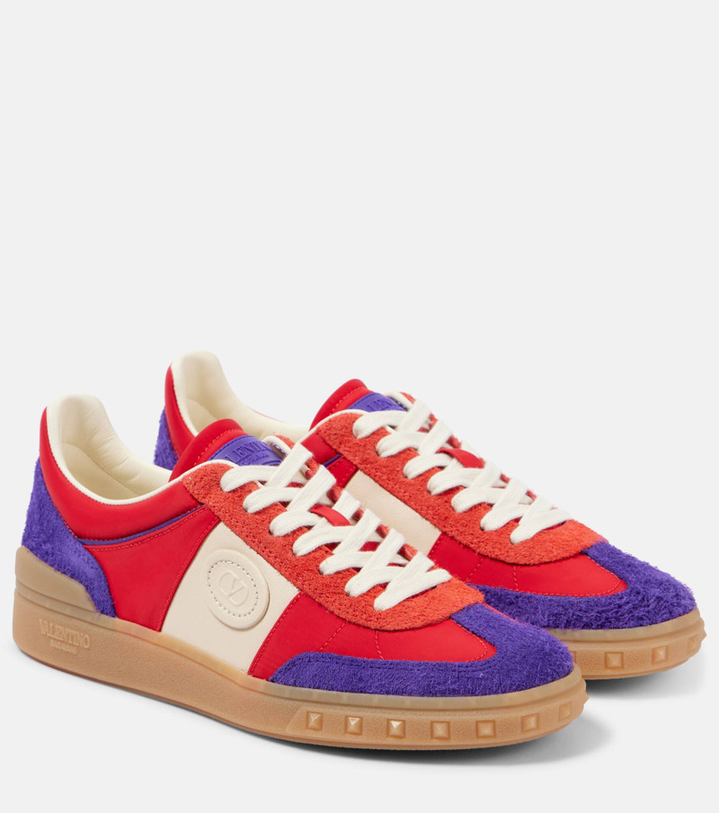 Upvillage VLogo suede sneakers 1