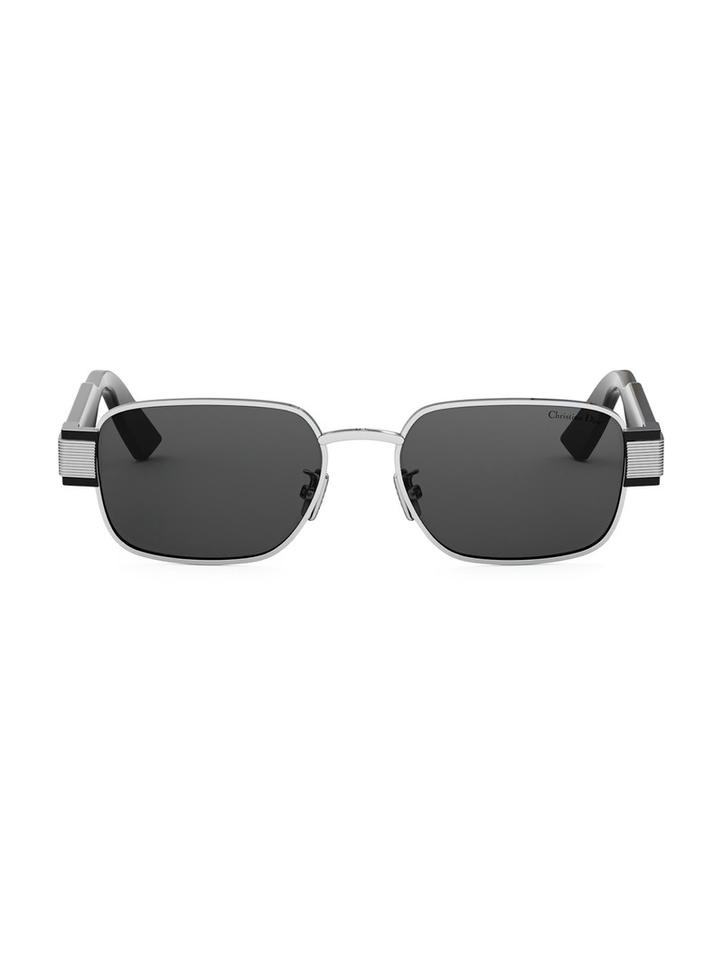 Men's Christian Dior Label S2U 54MM Rectangular Sunglasses - Black 1
