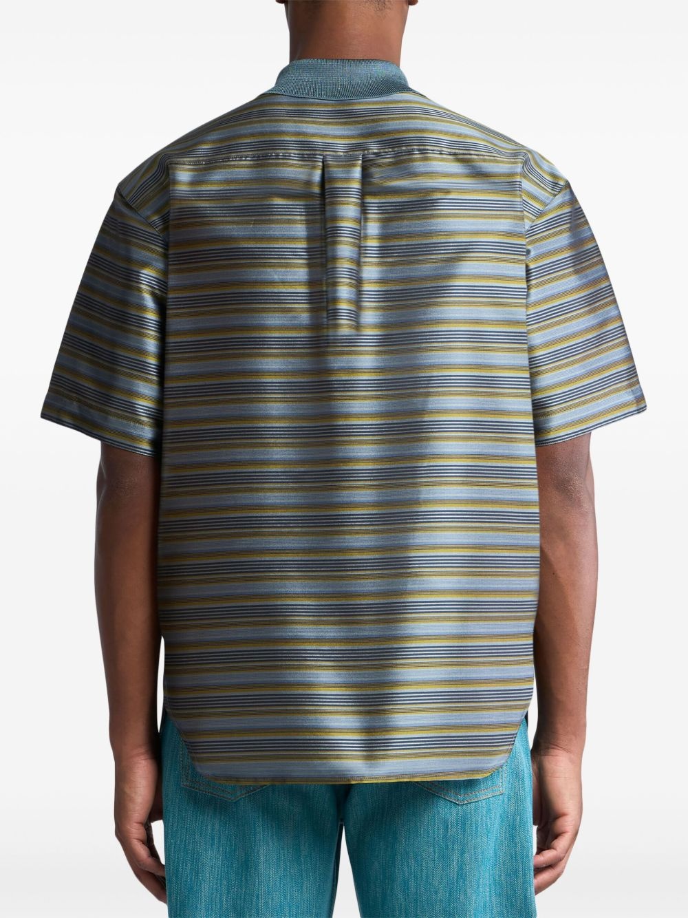 striped polo shirt - 4