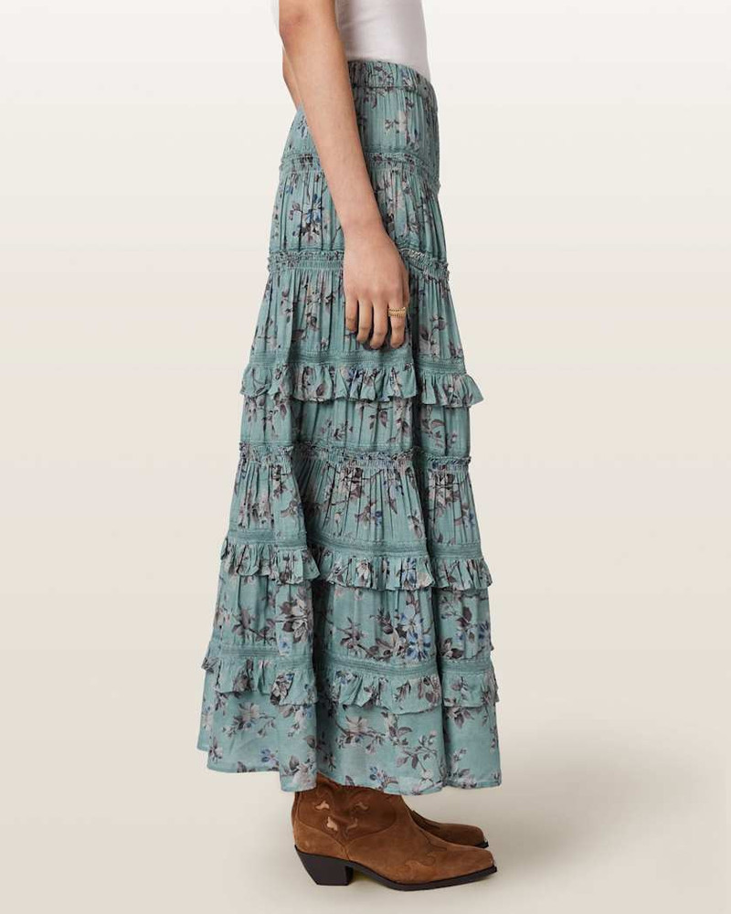 TALIA PRINTED MIDI SKIRT 6