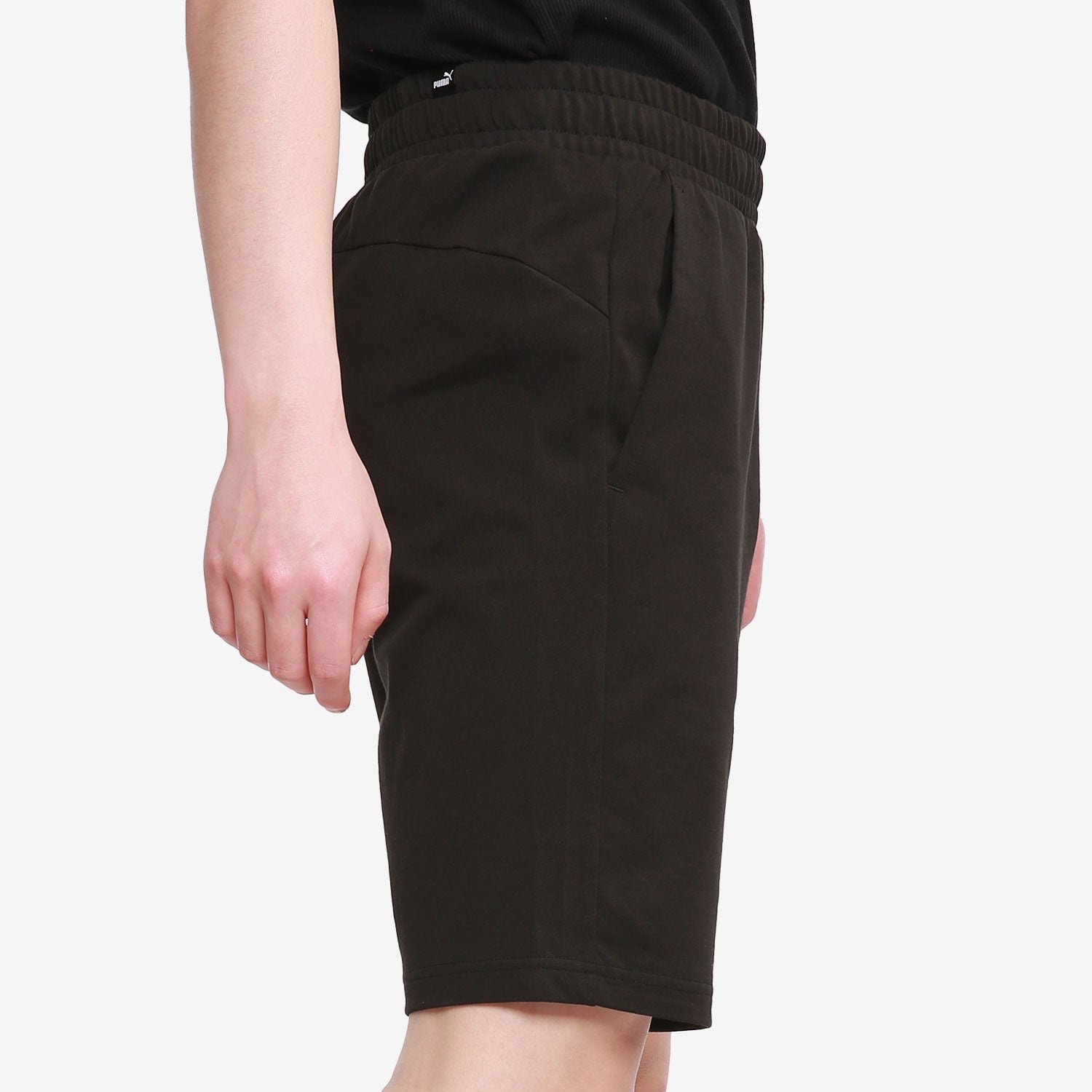 PUMA Essentials Short 12" Cotton 'Black White' 588722-01 - 6