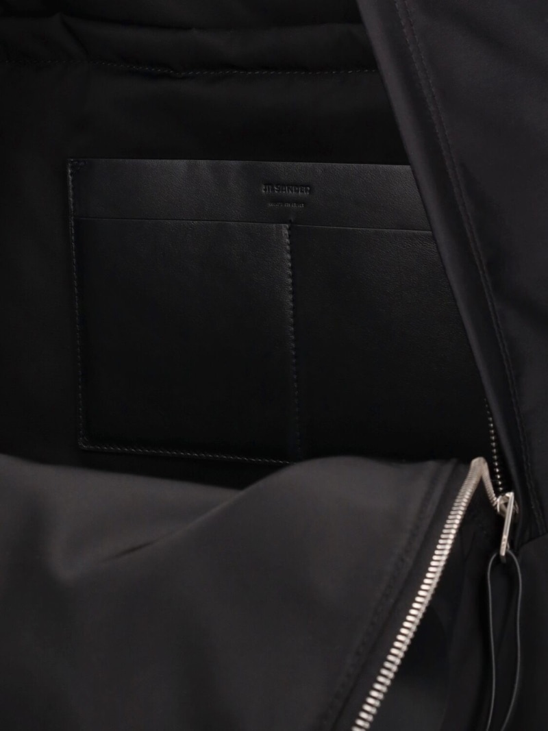 Nylon & leather backpack - 5